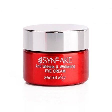 Крем для глаз с пептидом змеиного яда Secret Key Syn-Ake Anti Wrinkle Whitening Eye Cream