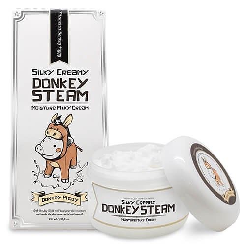 Паровой увлажняющий крем Elizavecca Silky Creamy Donkey Steam Moisture Milky Cream