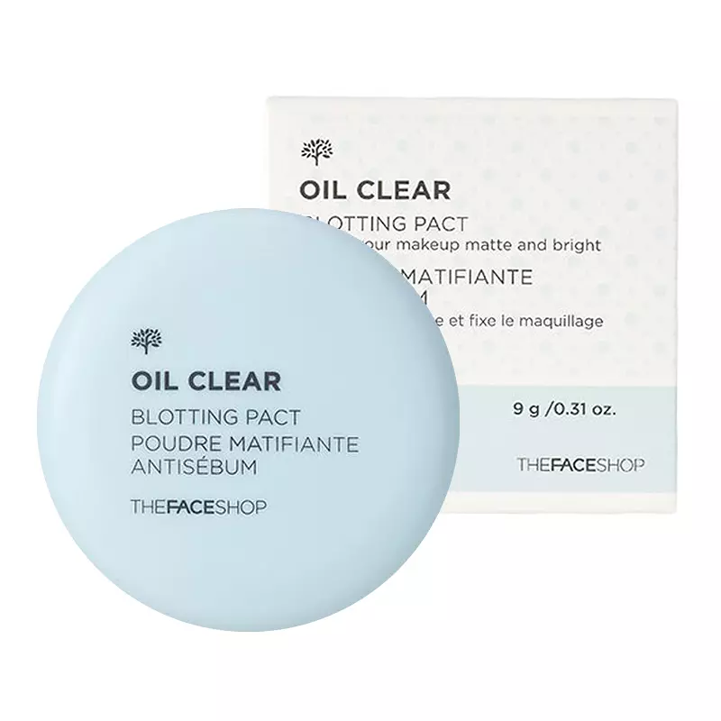 Пудра для лица The Face Shop Oil Clear Smooth&Bright Pact
